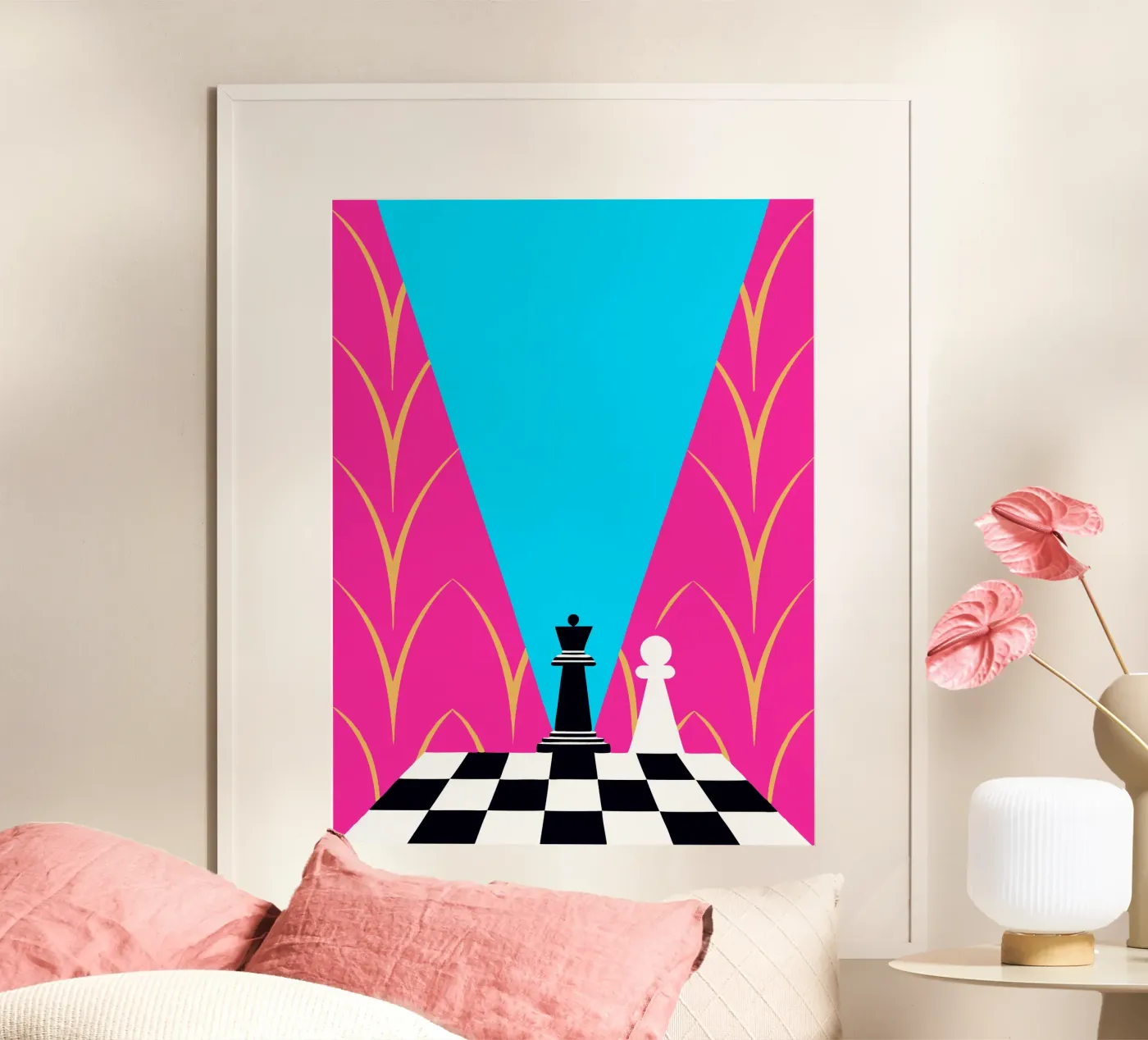 Schach Poster von LOOK DIFFERENT