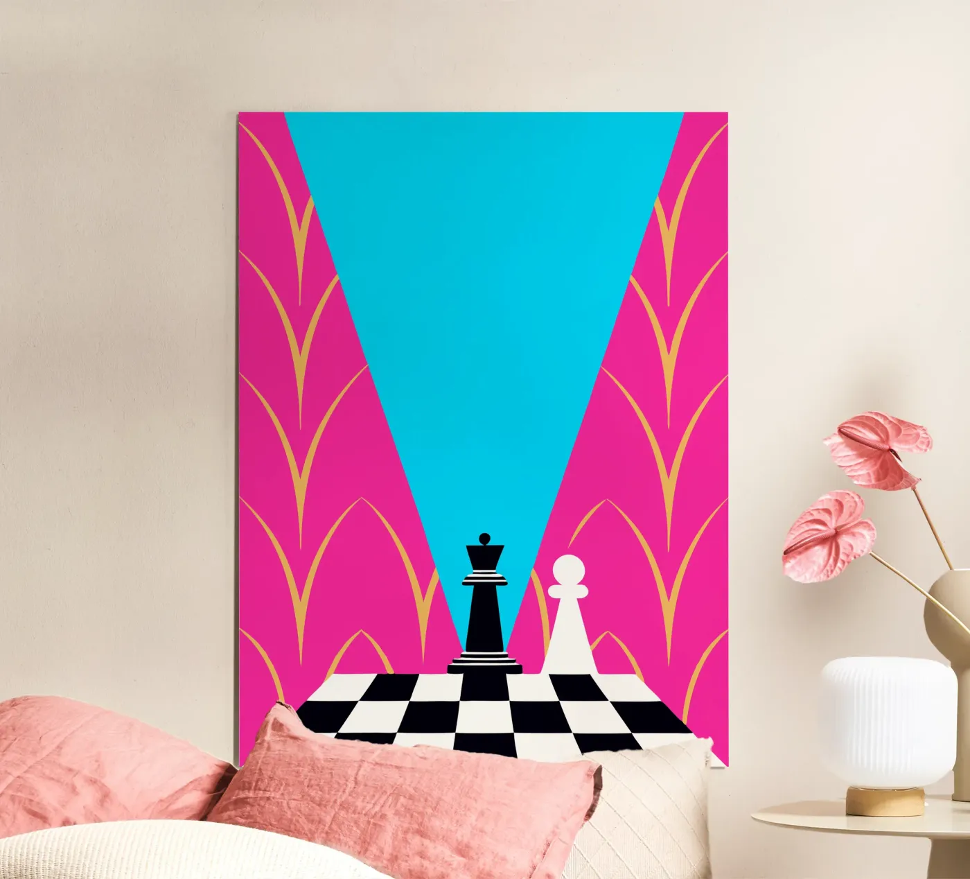 Schach Poster von LOOK DIFFERENT