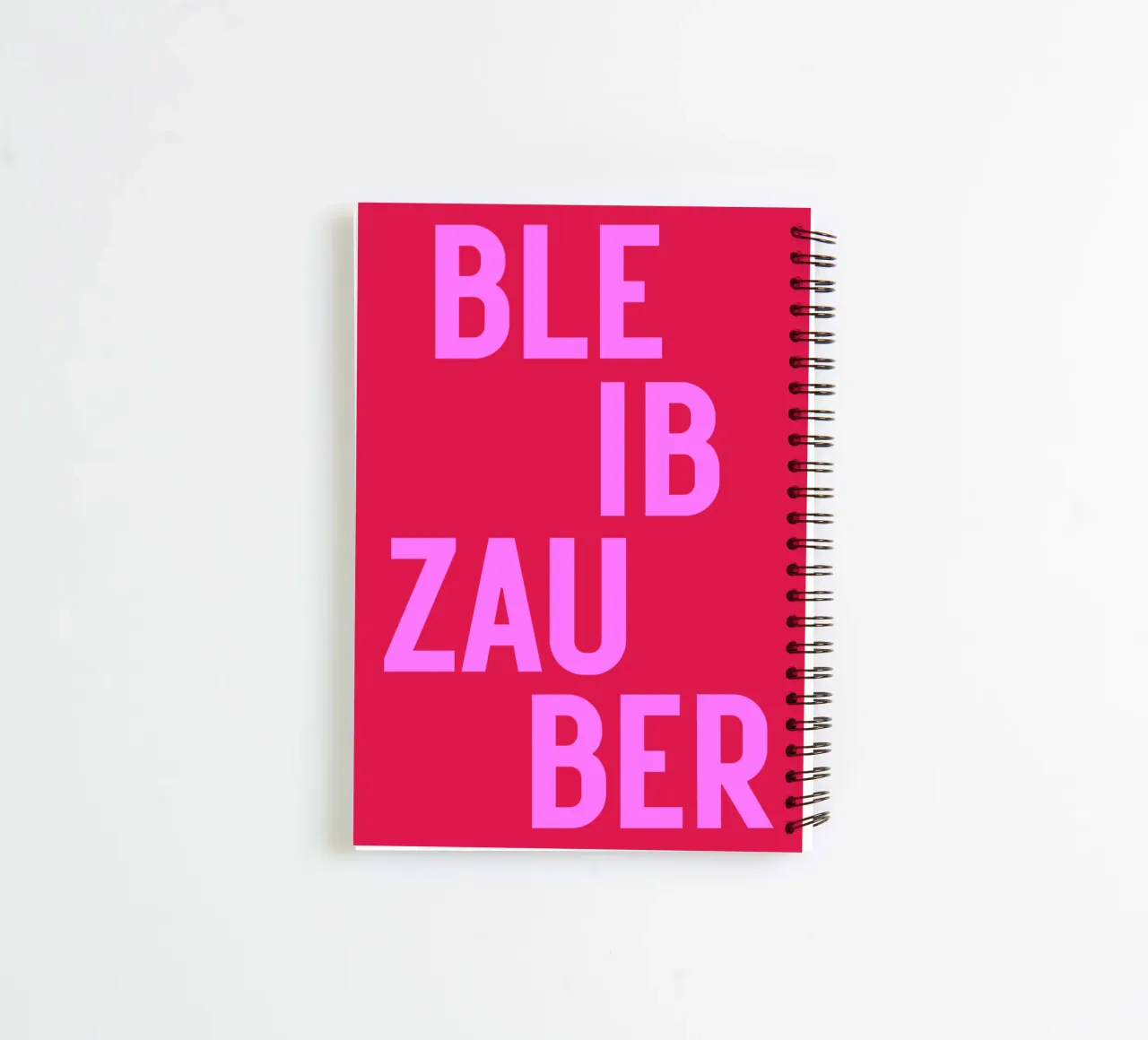 Bleib zauber spiral notebook by Ohkimiko