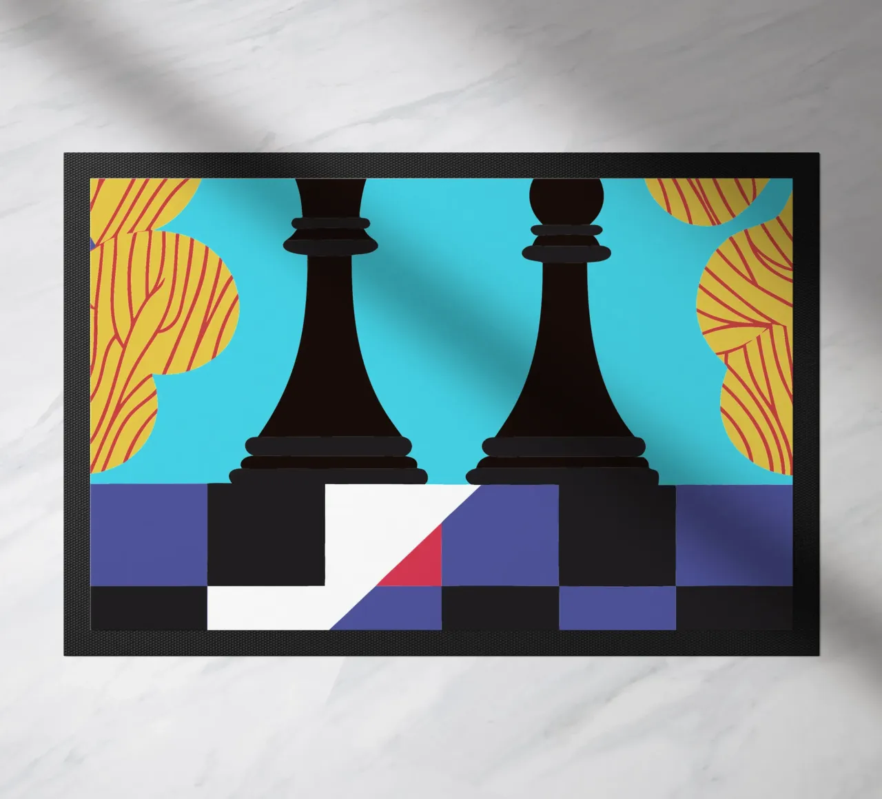 Chess doormat by LOOK DIFFERENT