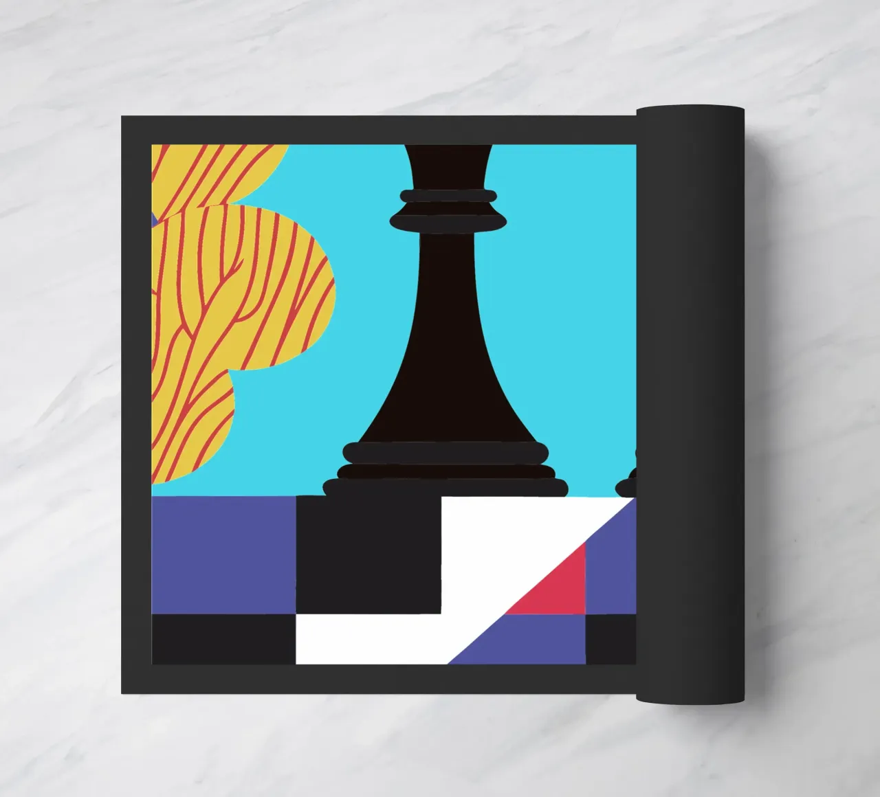 Chess doormat by LOOK DIFFERENT