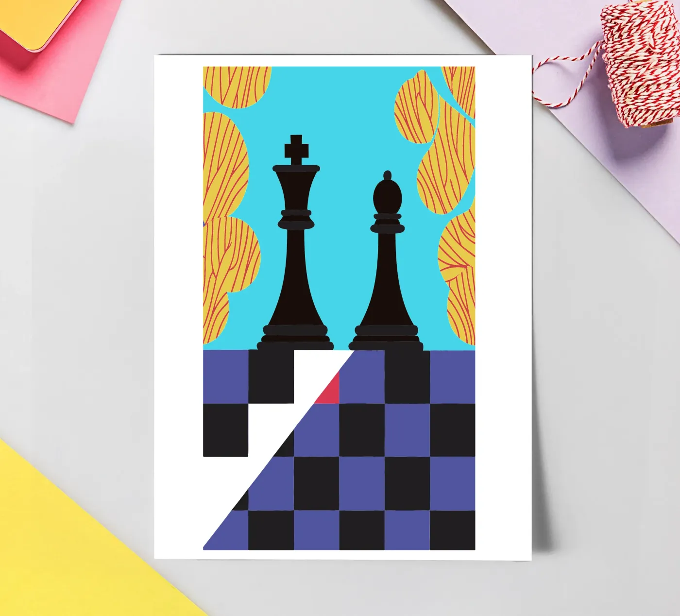 Chess sticker sheet by LOOK DIFFERENT