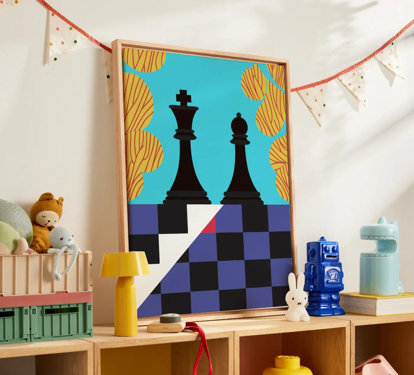 Chess canvas by LOOK DIFFERENT