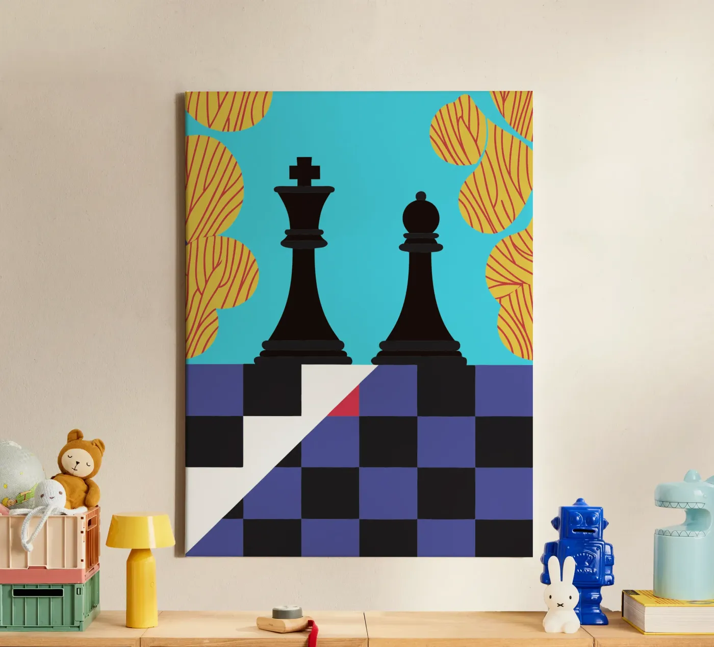 Chess canvas by LOOK DIFFERENT