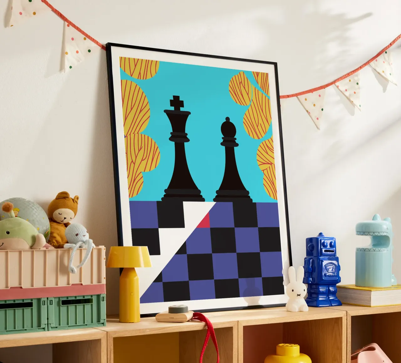 Chess poster by LOOK DIFFERENT