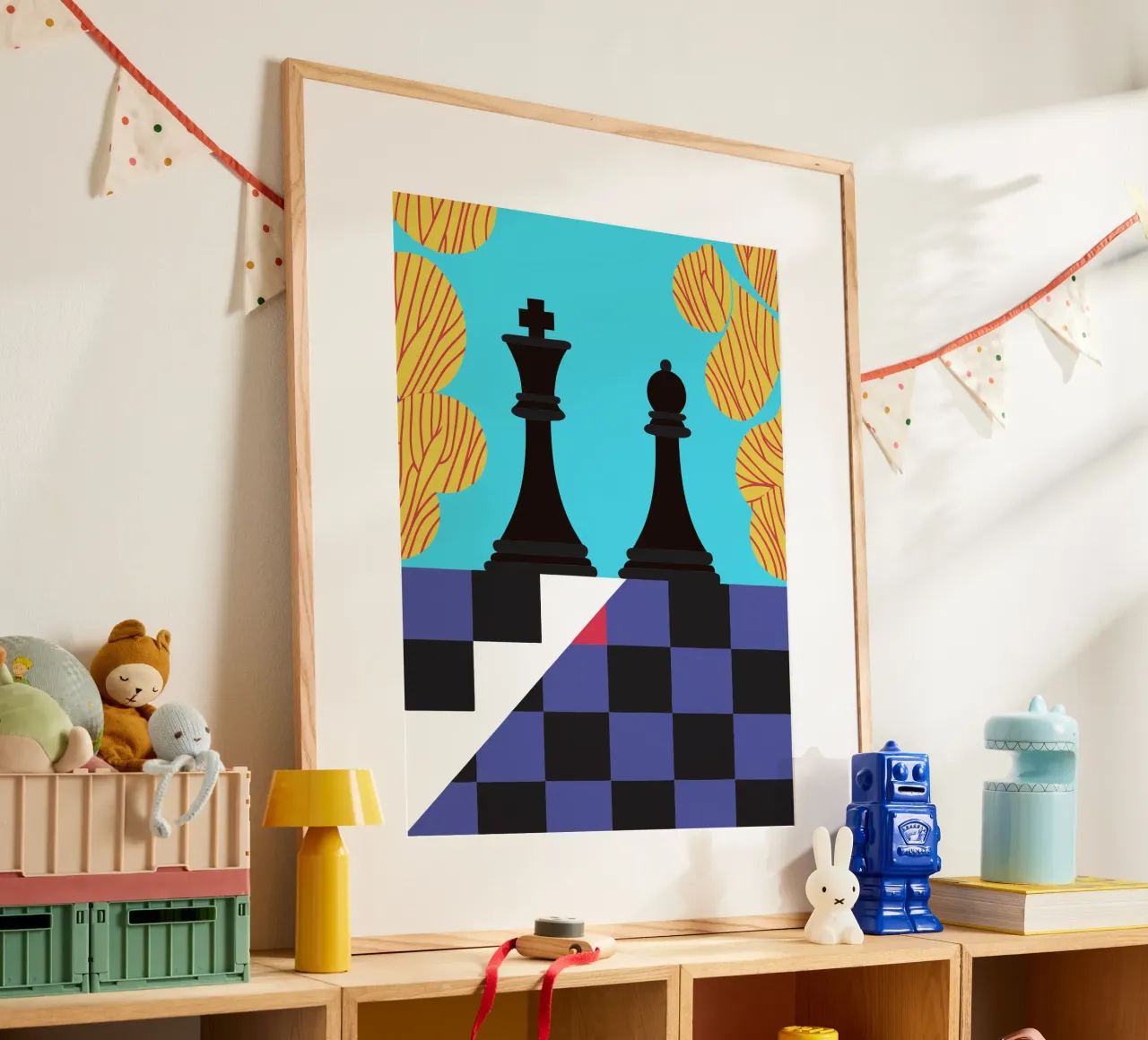 Chess poster by LOOK DIFFERENT