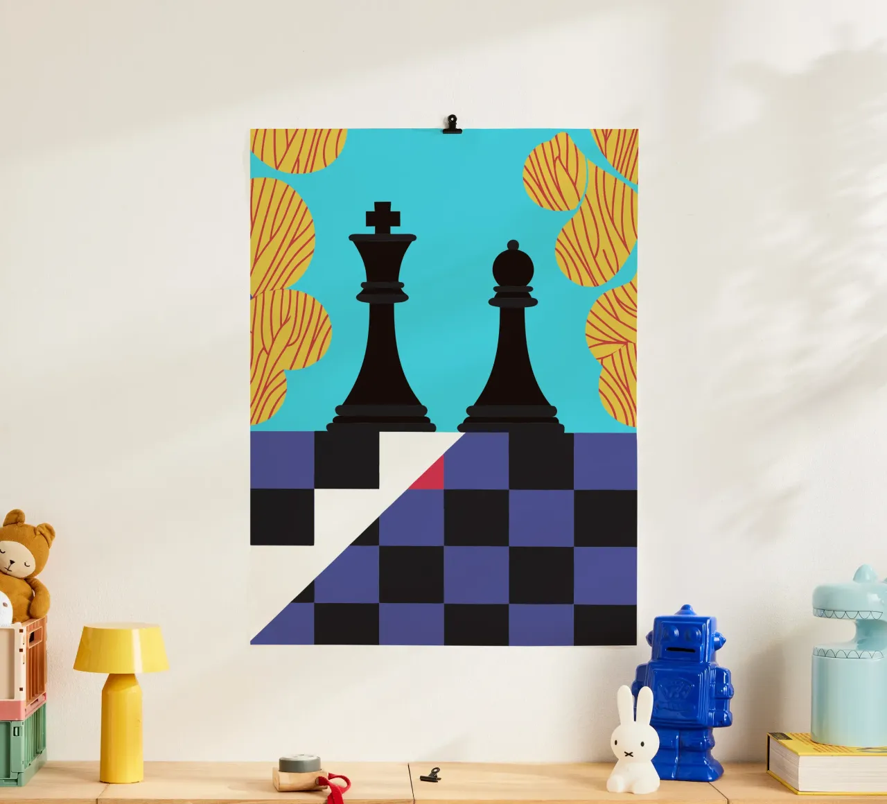 Chess poster by LOOK DIFFERENT
