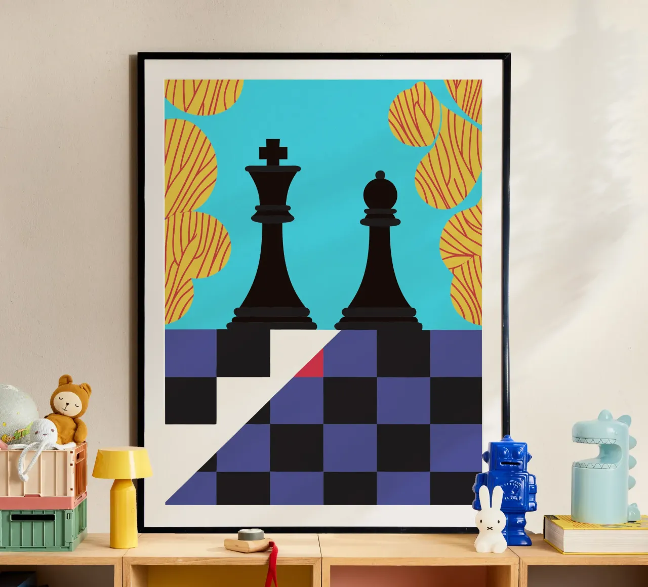 Chess poster by LOOK DIFFERENT