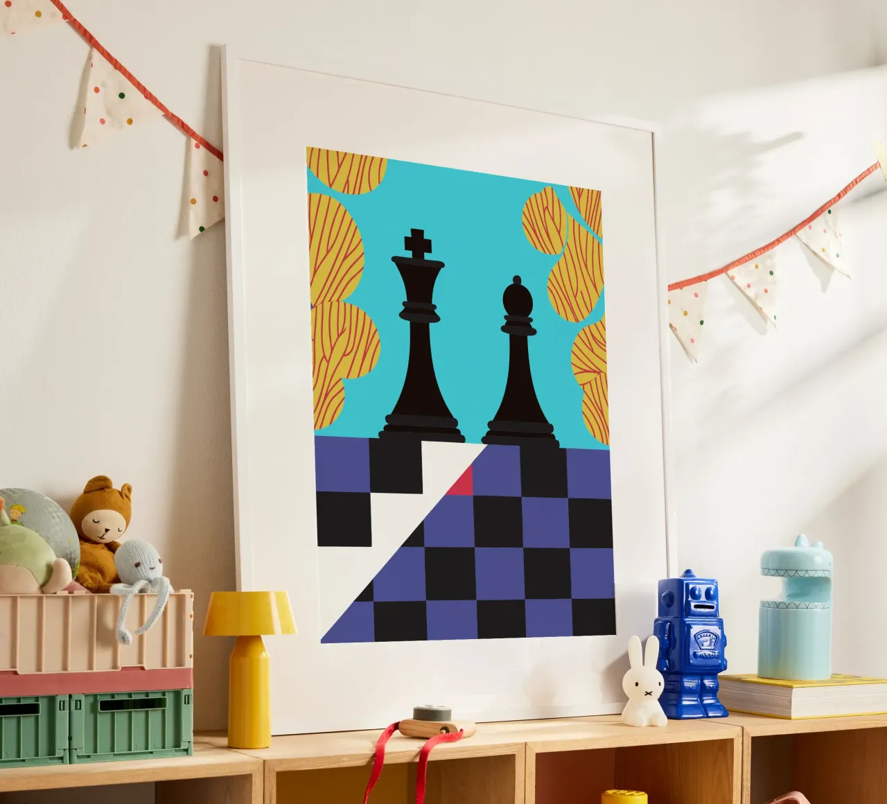 Chess poster by LOOK DIFFERENT