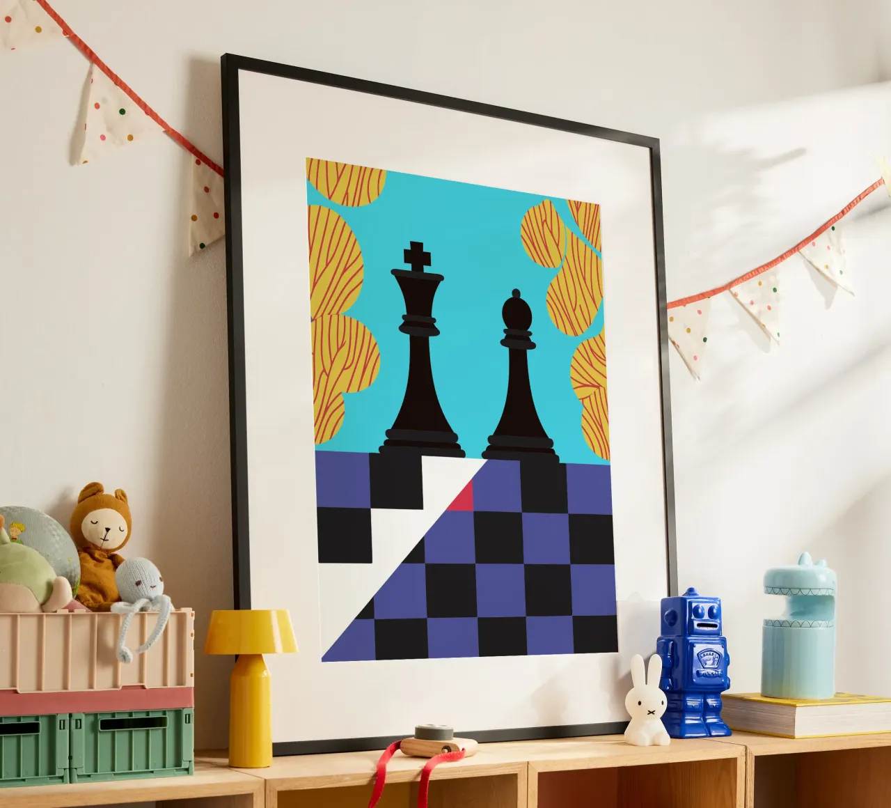 Chess poster by LOOK DIFFERENT