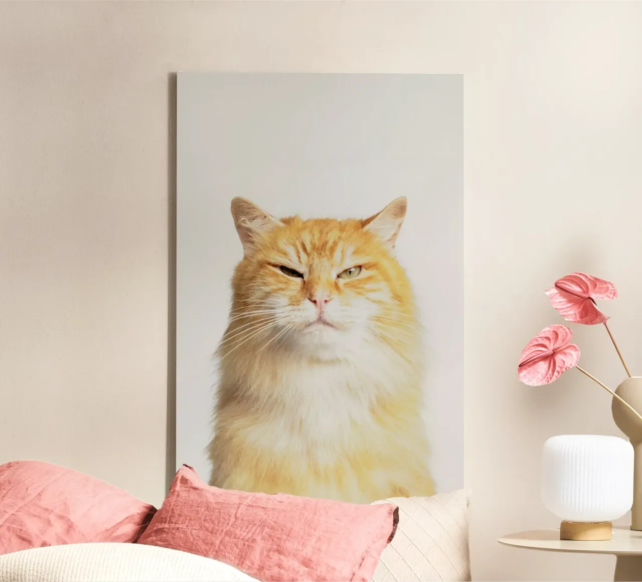 Scowl tela con Cornice a cassetta da Paws & Claws