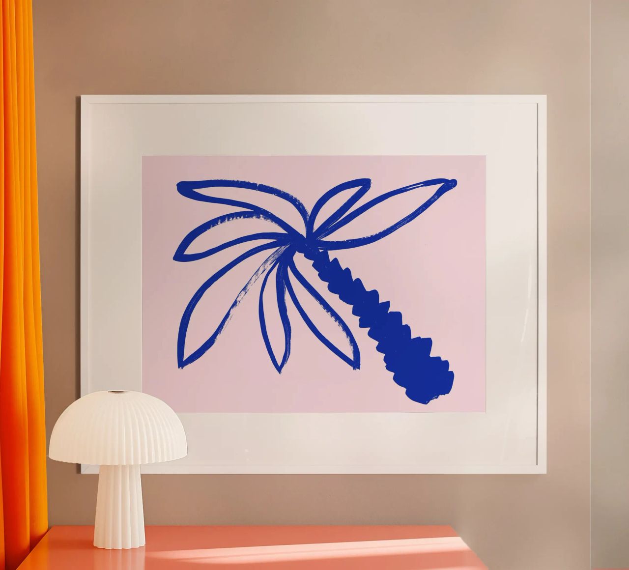 SUN Palm Poster von All Colours