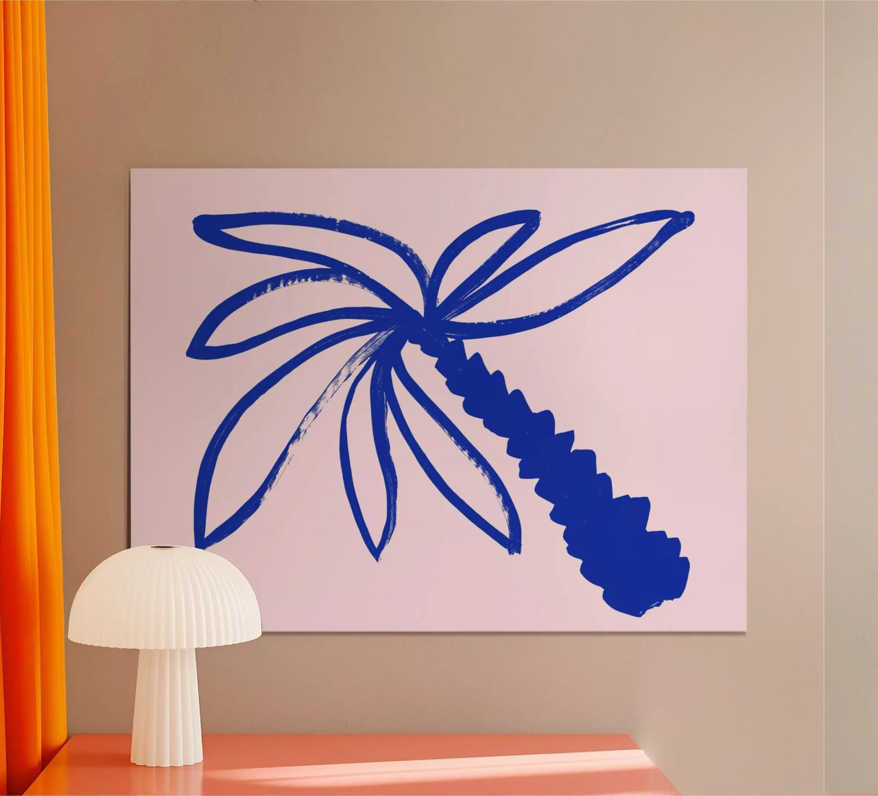 SUN Palm Poster von All Colours