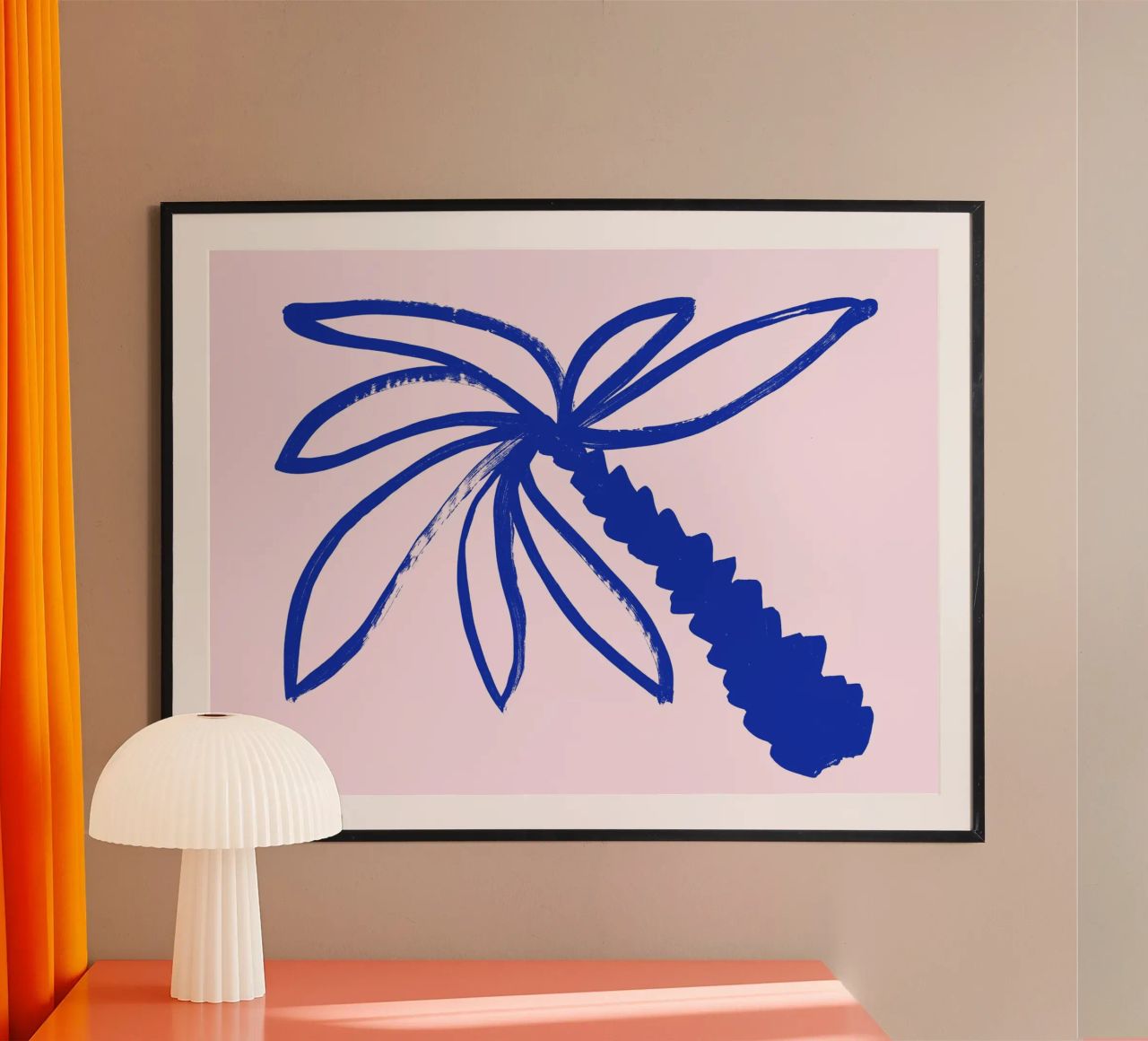 SUN Palm Poster von All Colours