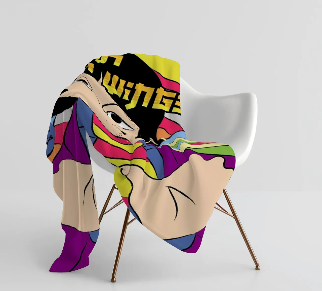 Macca With Wings coperta in pile da Rafa Gomes