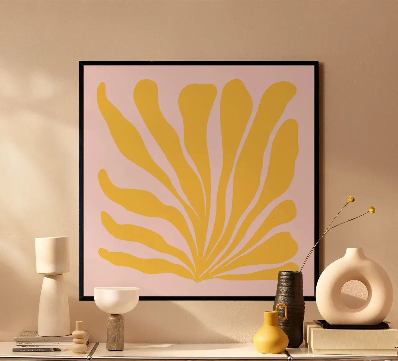 SUN Alga poster avec cadre en plastique de All Colours