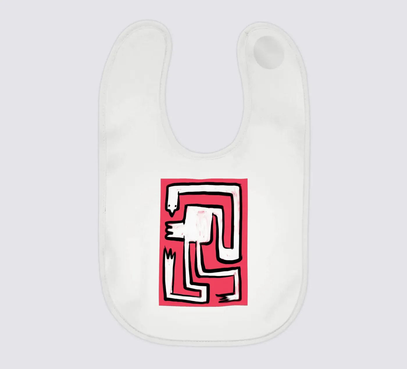 Vogel Babylätzchen von Johannes Lott Illustration