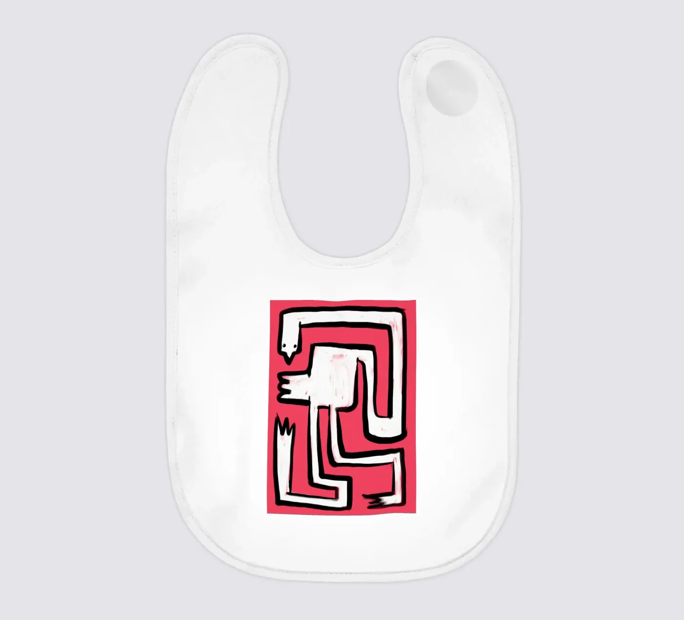 Vogel Babylätzchen von Johannes Lott Illustration