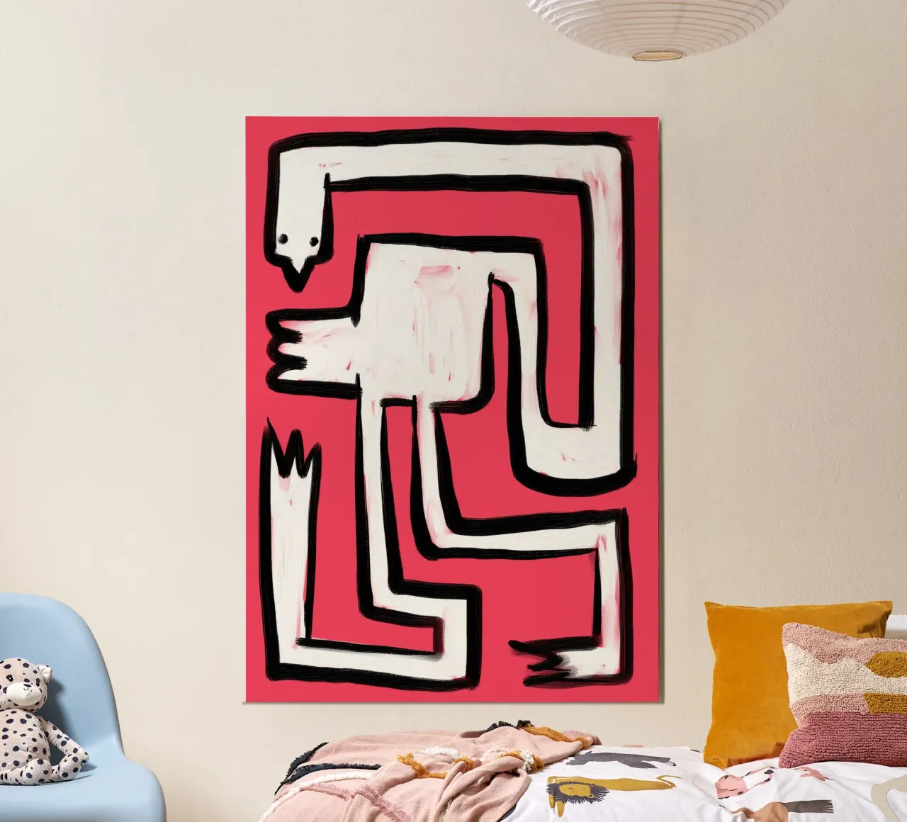 Uccello poster da Johannes Lott Illustration