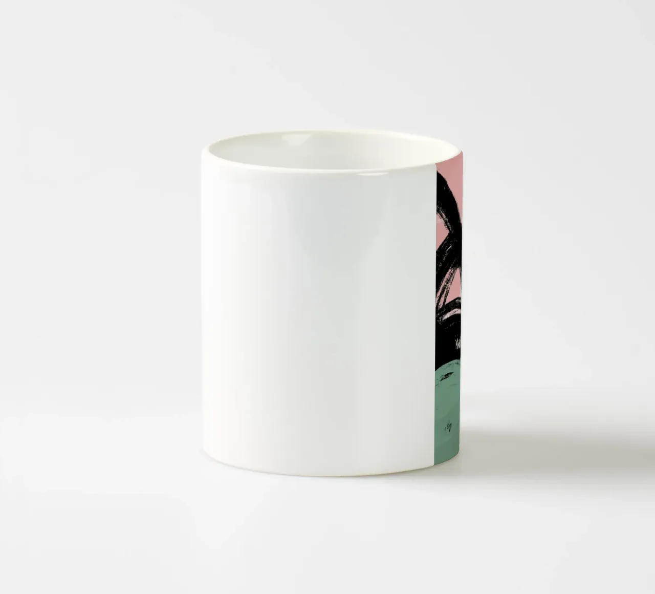 Brushed tazza in ceramica da Jilli Darling Art