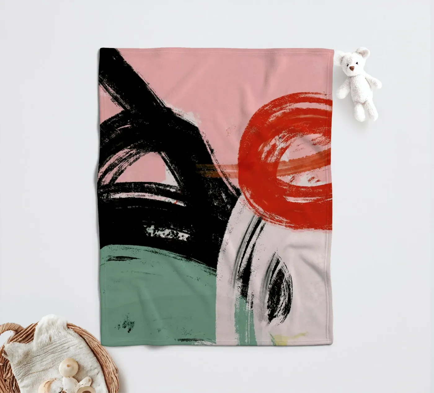 Brushed fleecedeken van Jilli Darling Art