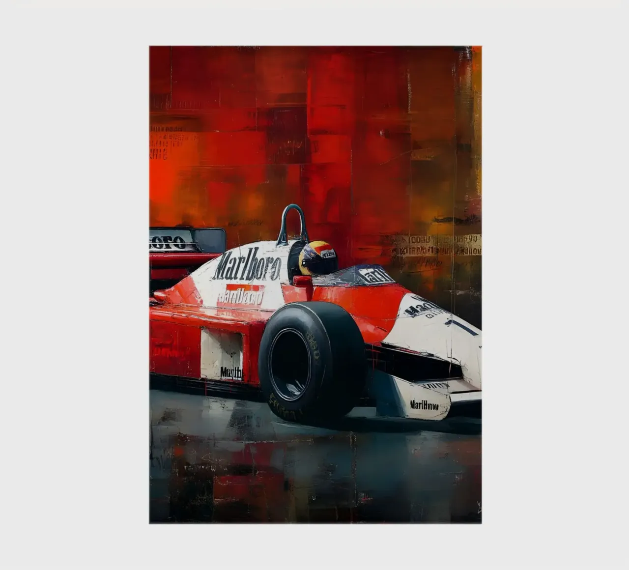 Legend on the racetrack notebook by M-Ulrich-Digital Art