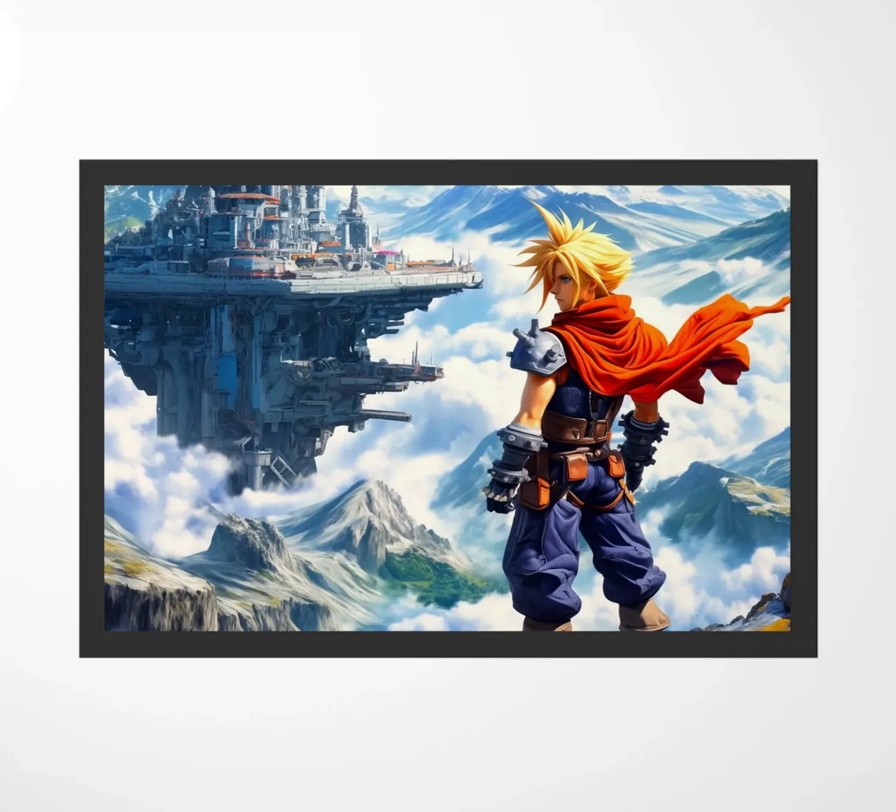 Cloud Strife Final Fantasy VII zerbino da Fleur de Lys
