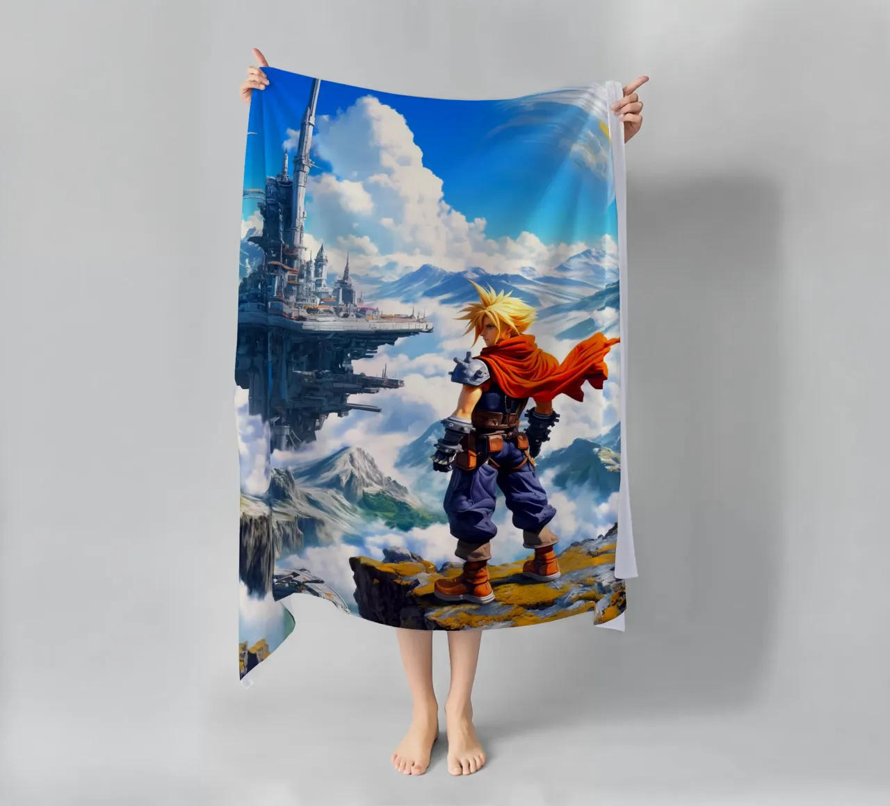 Cloud Strife Final Fantasy VII telo mare da Fleur de Lys
