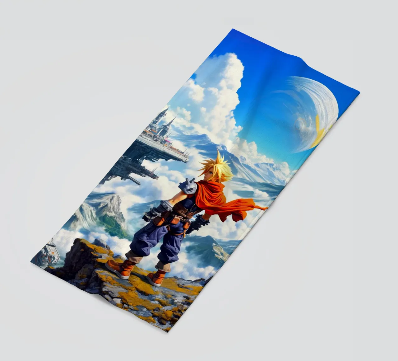 Cloud Strife Final Fantasy VII telo mare da Fleur de Lys