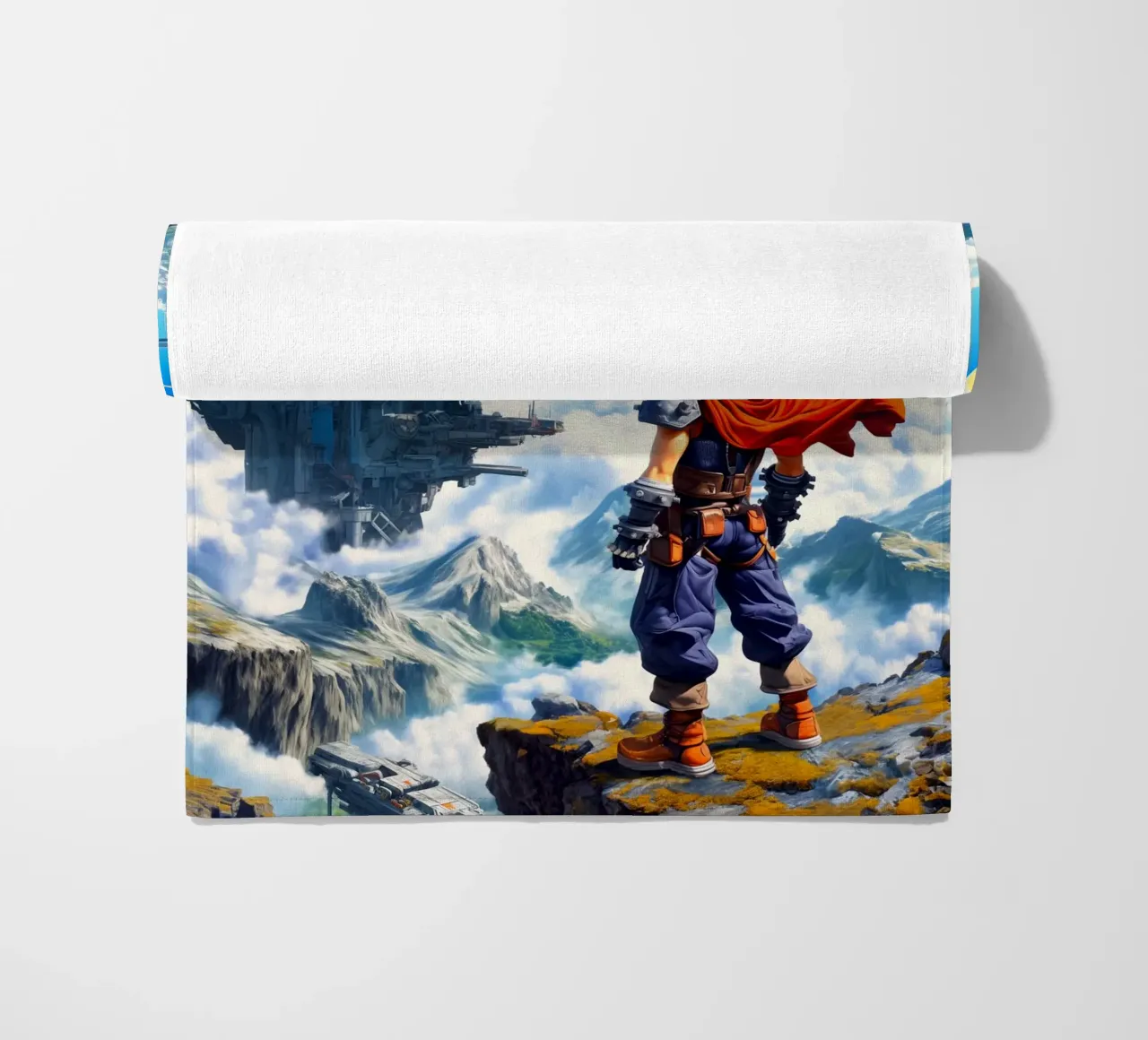 Cloud Strife Final Fantasy VII telo mare da Fleur de Lys