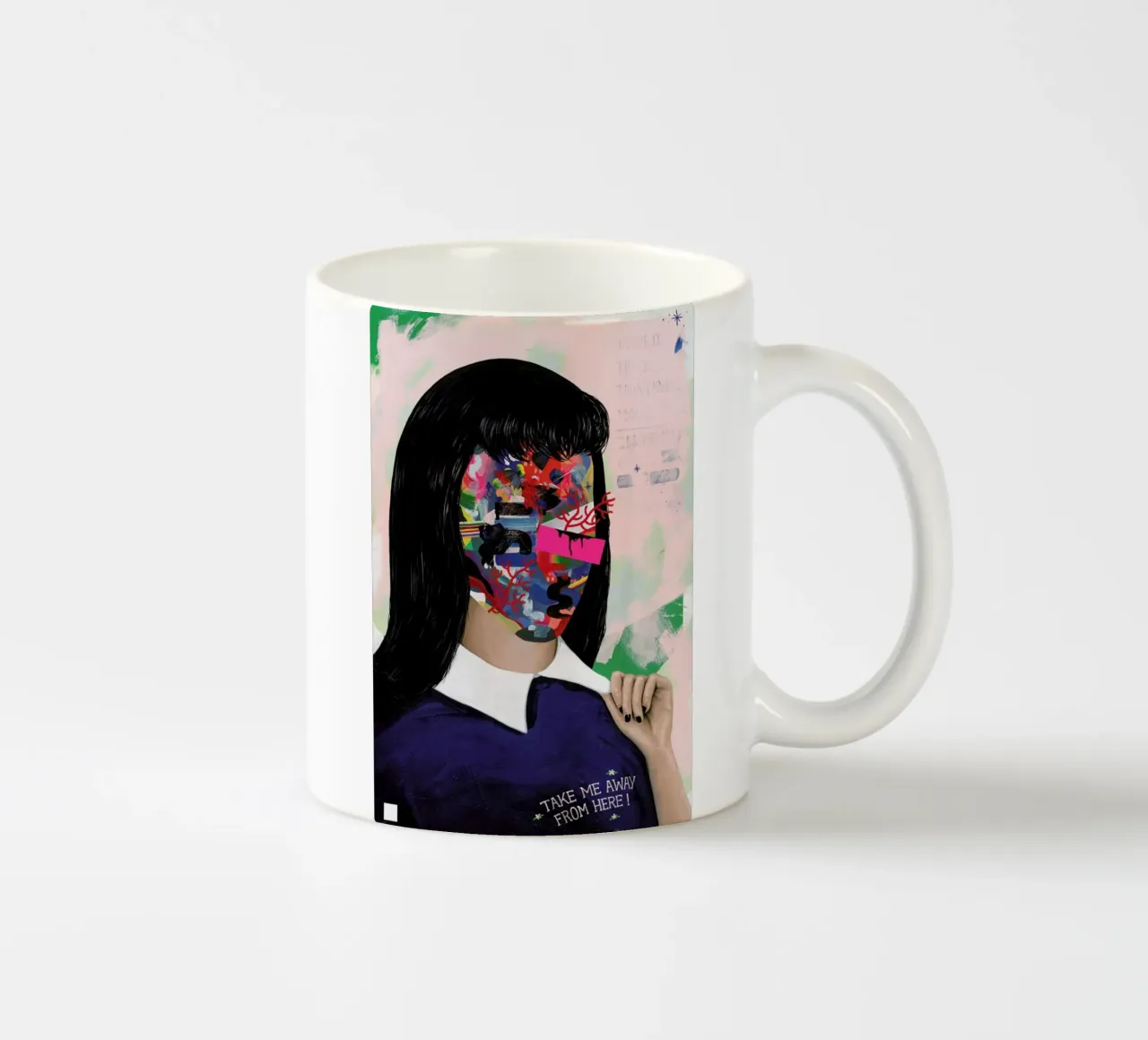 Take Me Away From Here tazza in ceramica da Famous When Dead