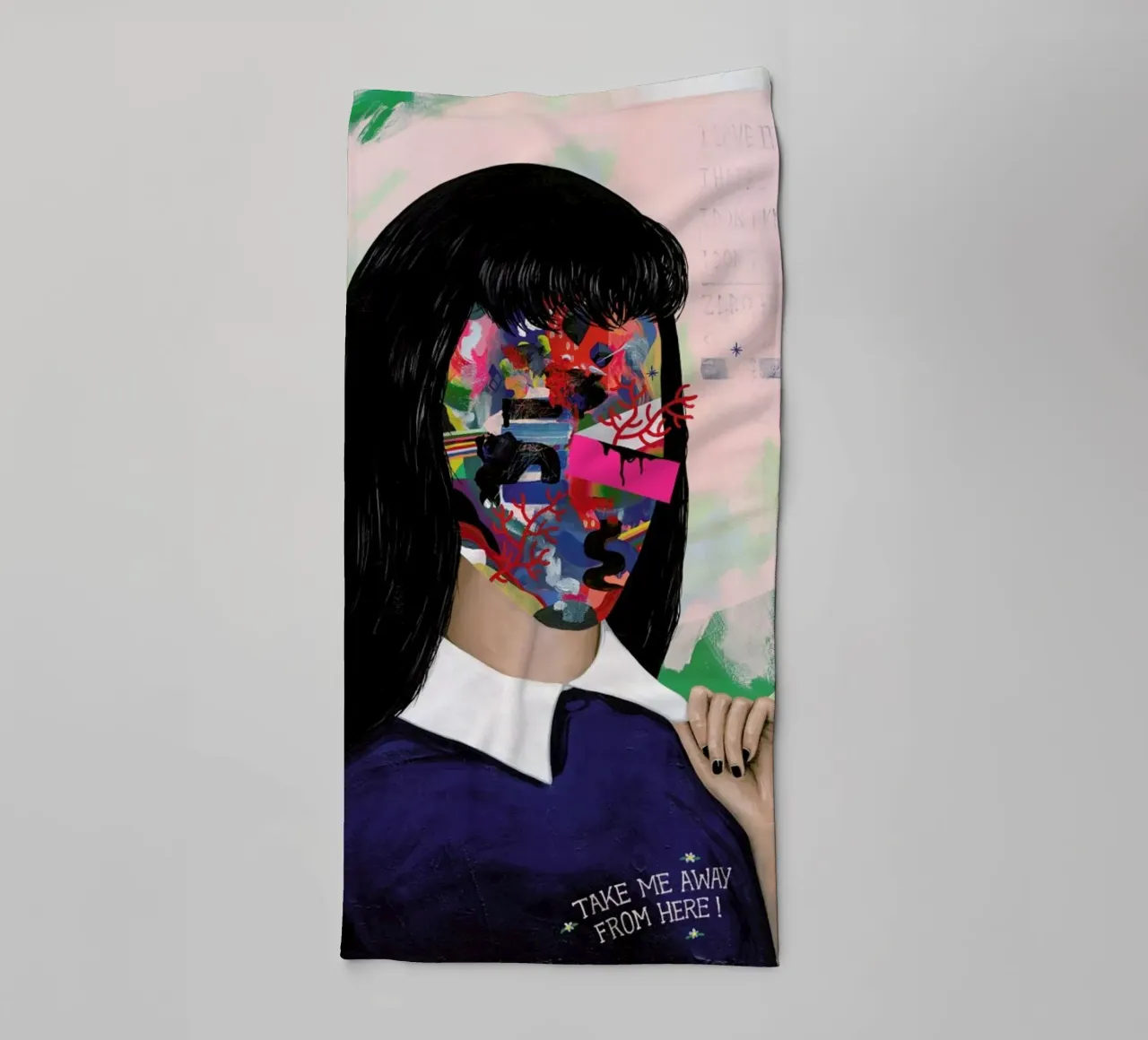 Take Me Away From Here towel by Famous When Dead
