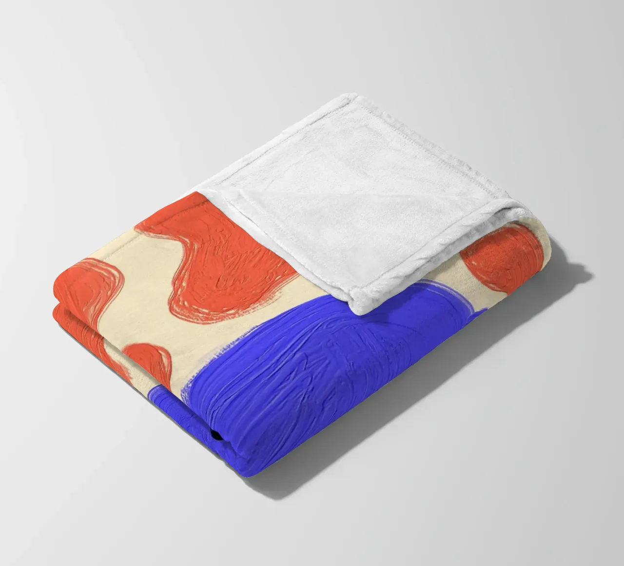 Face Fleecedecke von Johannes Lott Illustration