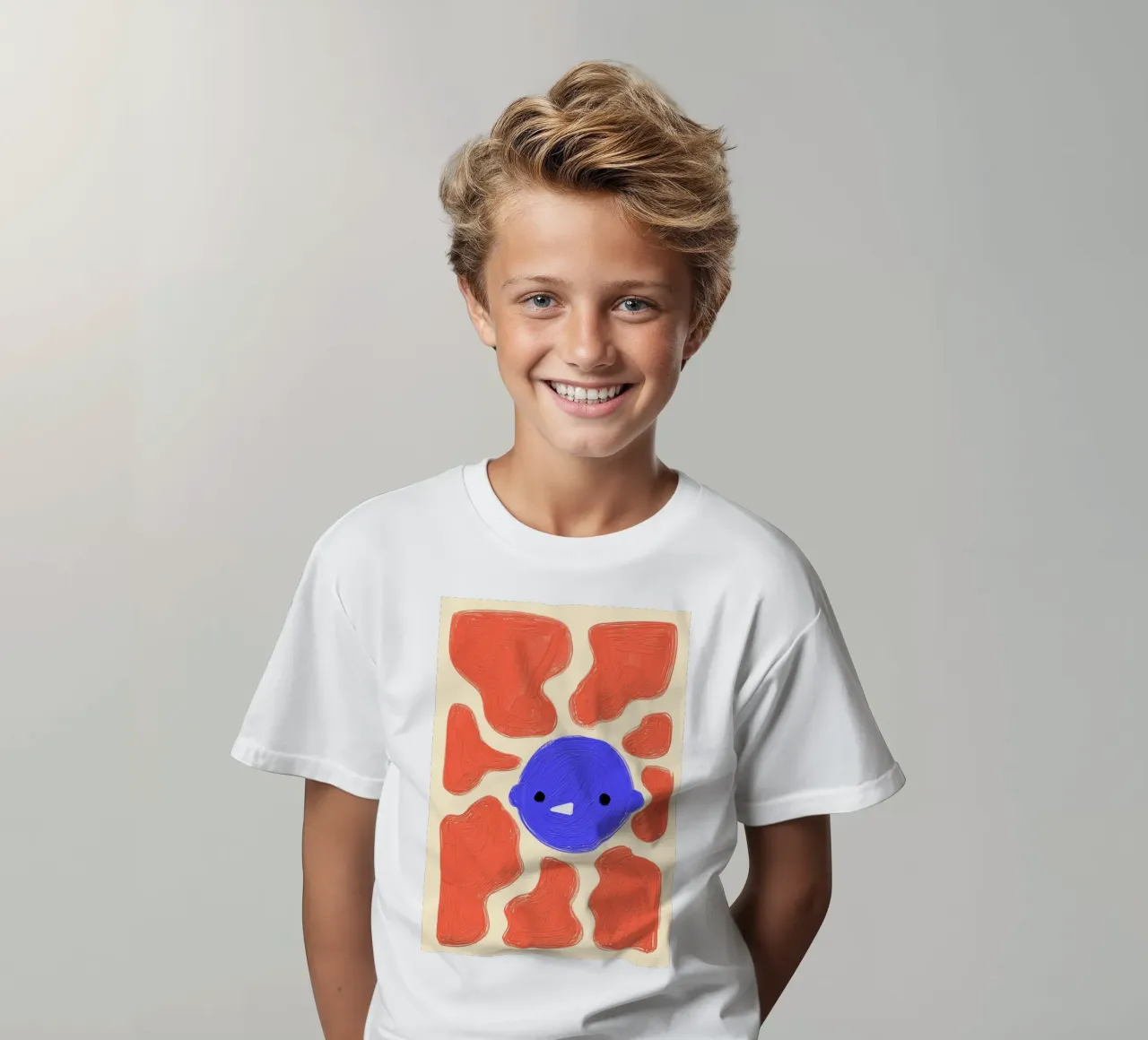 Face t-shirt bambini da Johannes Lott Illustration