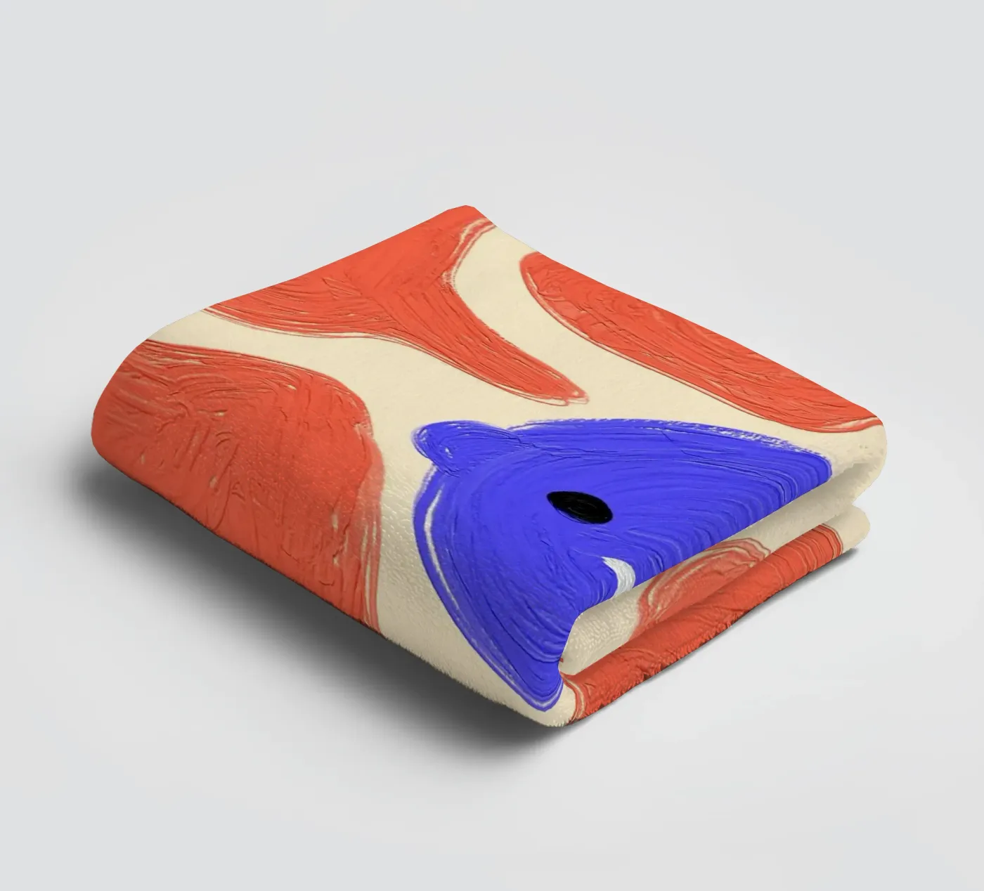 Face badhanddoek van Johannes Lott Illustration