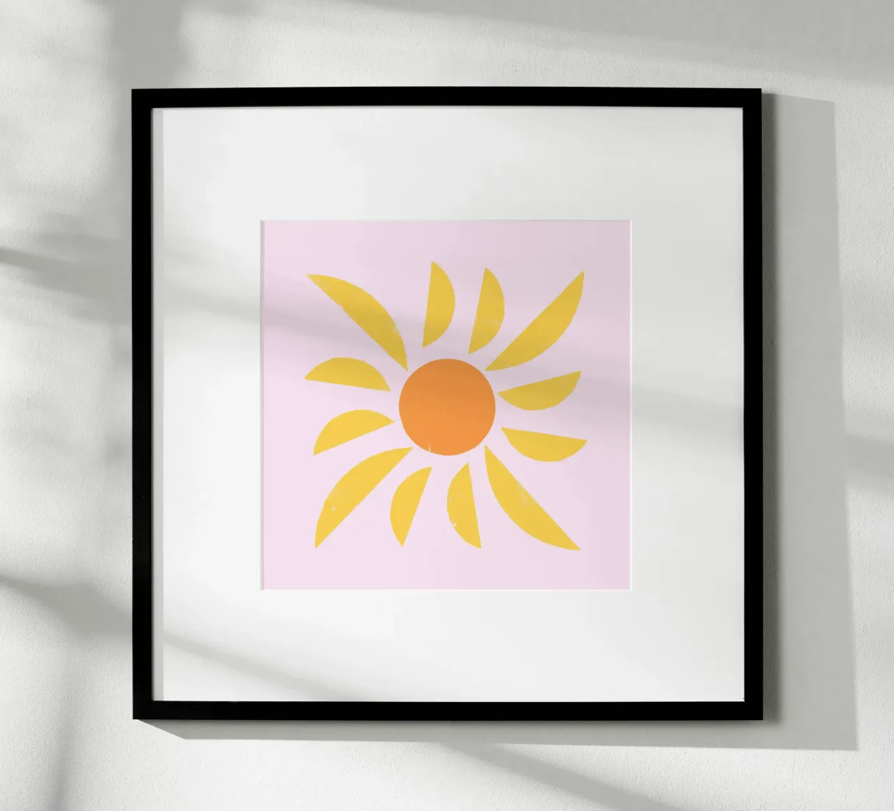 SUN Sun Cut poster con telaio in alluminio da All Colours