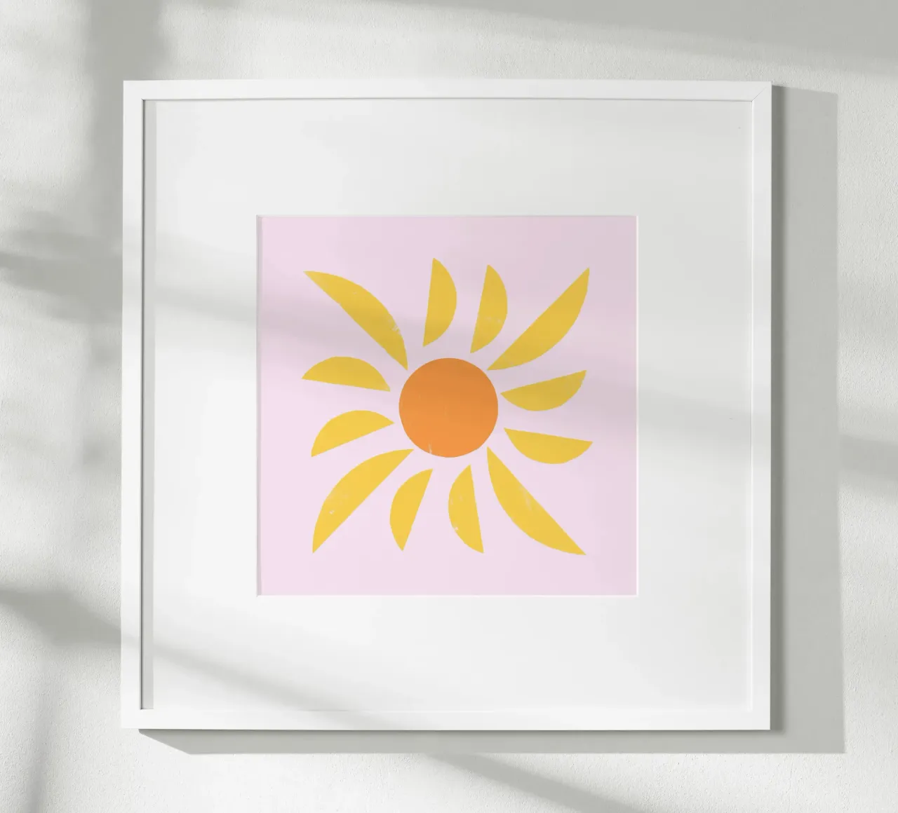 SUN Sun Cut poster con telaio in alluminio da All Colours