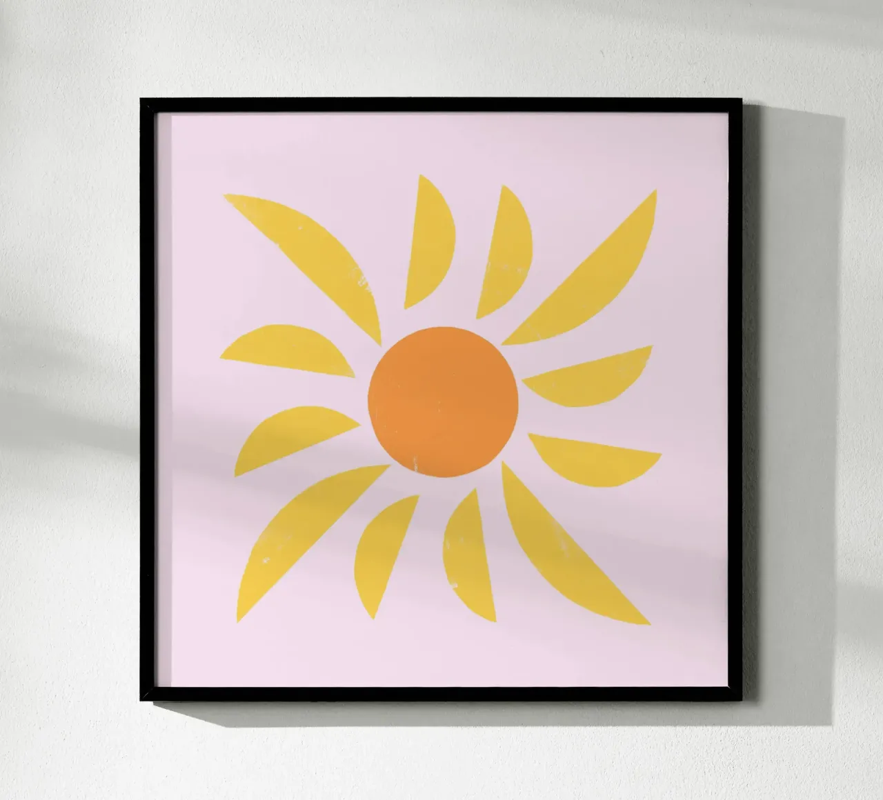 SUN Sun Cut poster con telaio in alluminio da All Colours