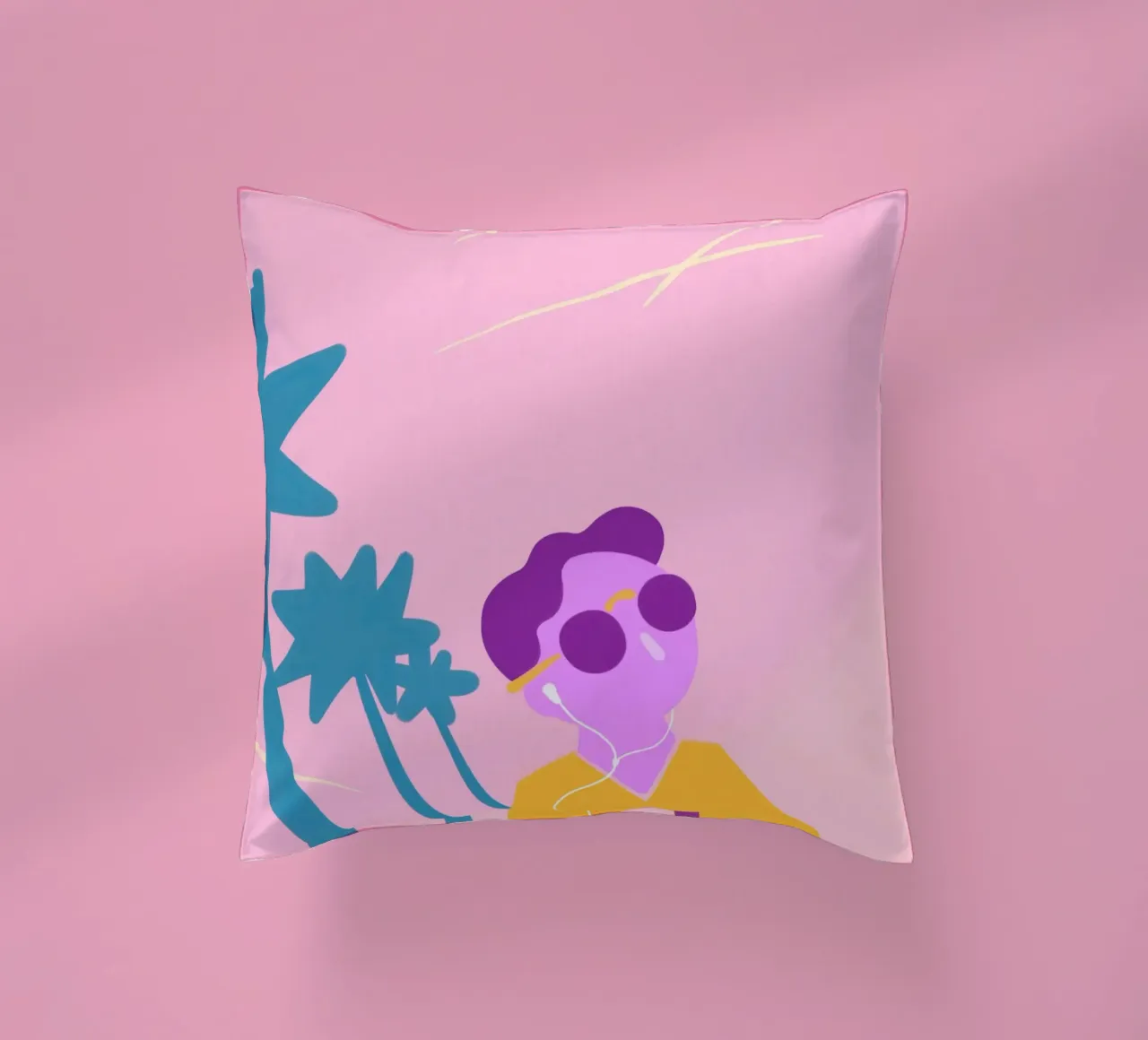 Beach Vibes cuscino da Johannes Lott Illustration