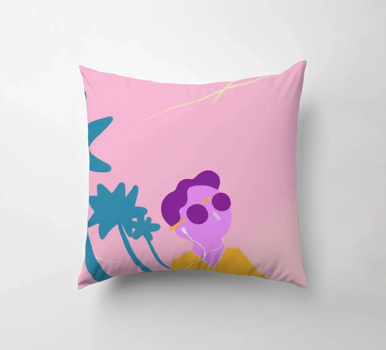 Beach Vibes cuscino da Johannes Lott Illustration