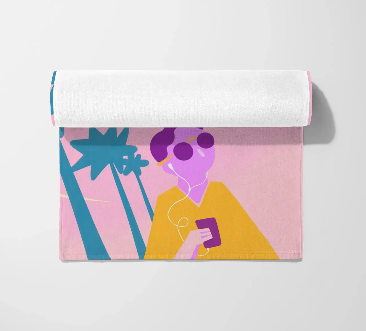 Beach Vibes telo mare da Johannes Lott Illustration