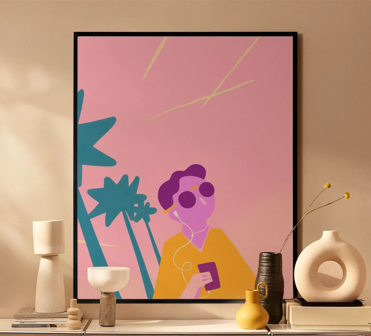 Beach Vibes carta hahnemühle da Johannes Lott Illustration