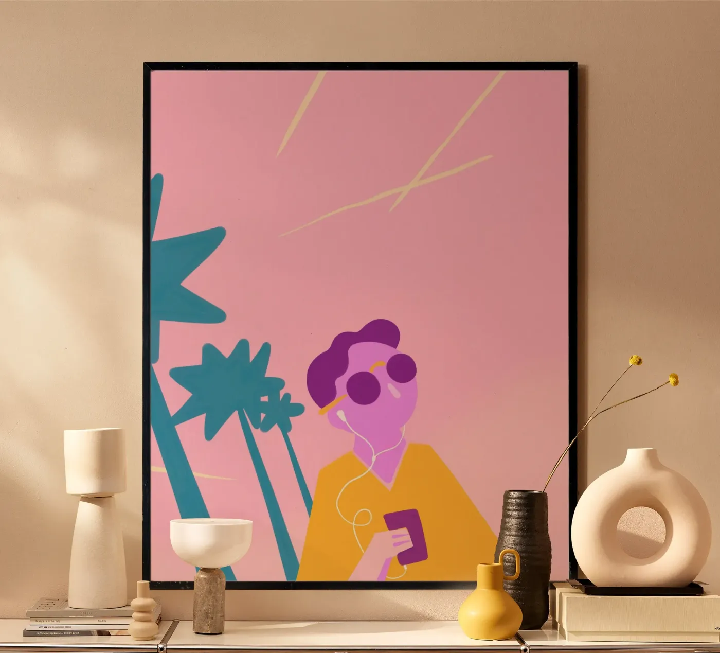 Beach Vibes poster da Johannes Lott Illustration