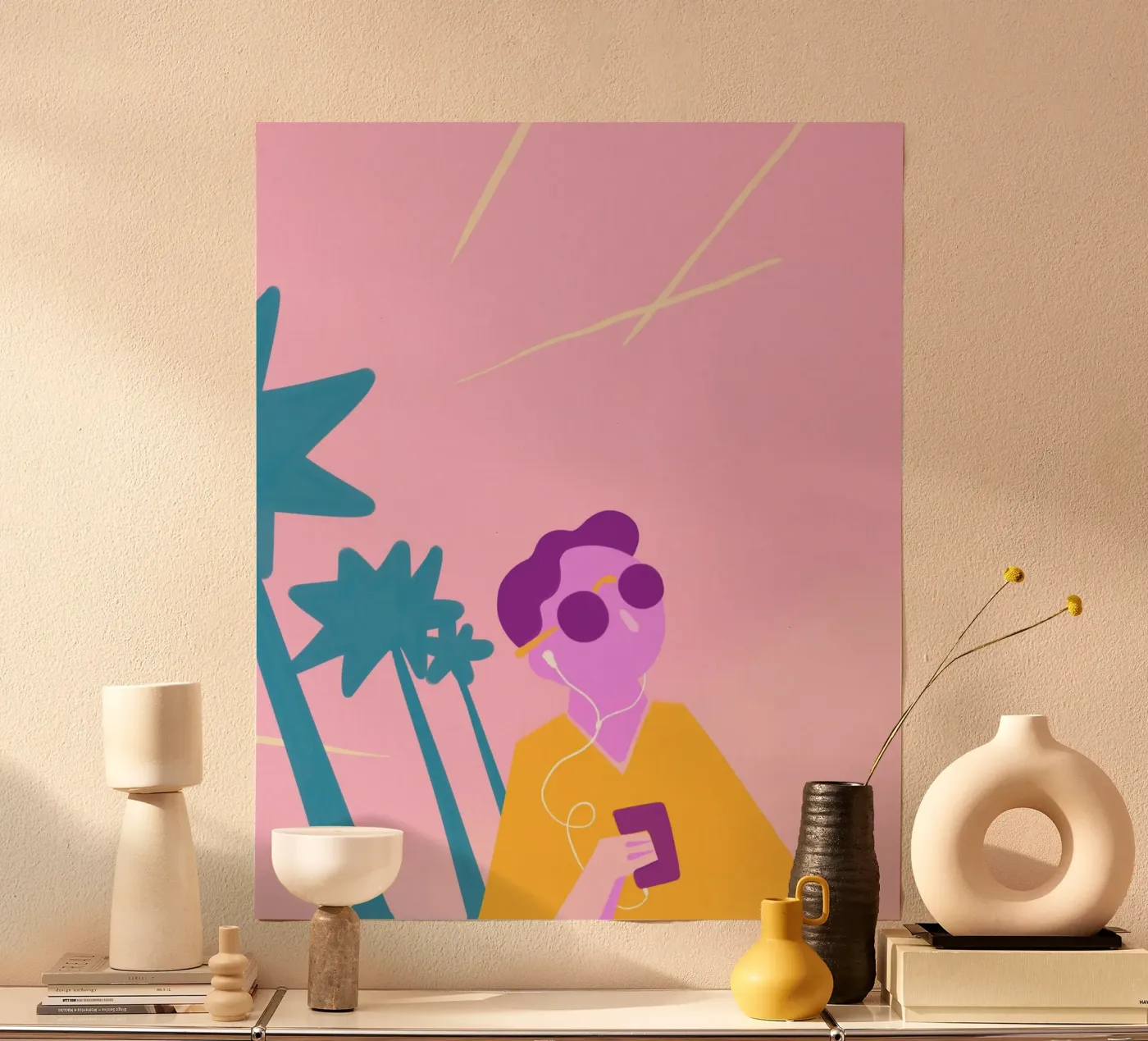 Beach Vibes poster da Johannes Lott Illustration