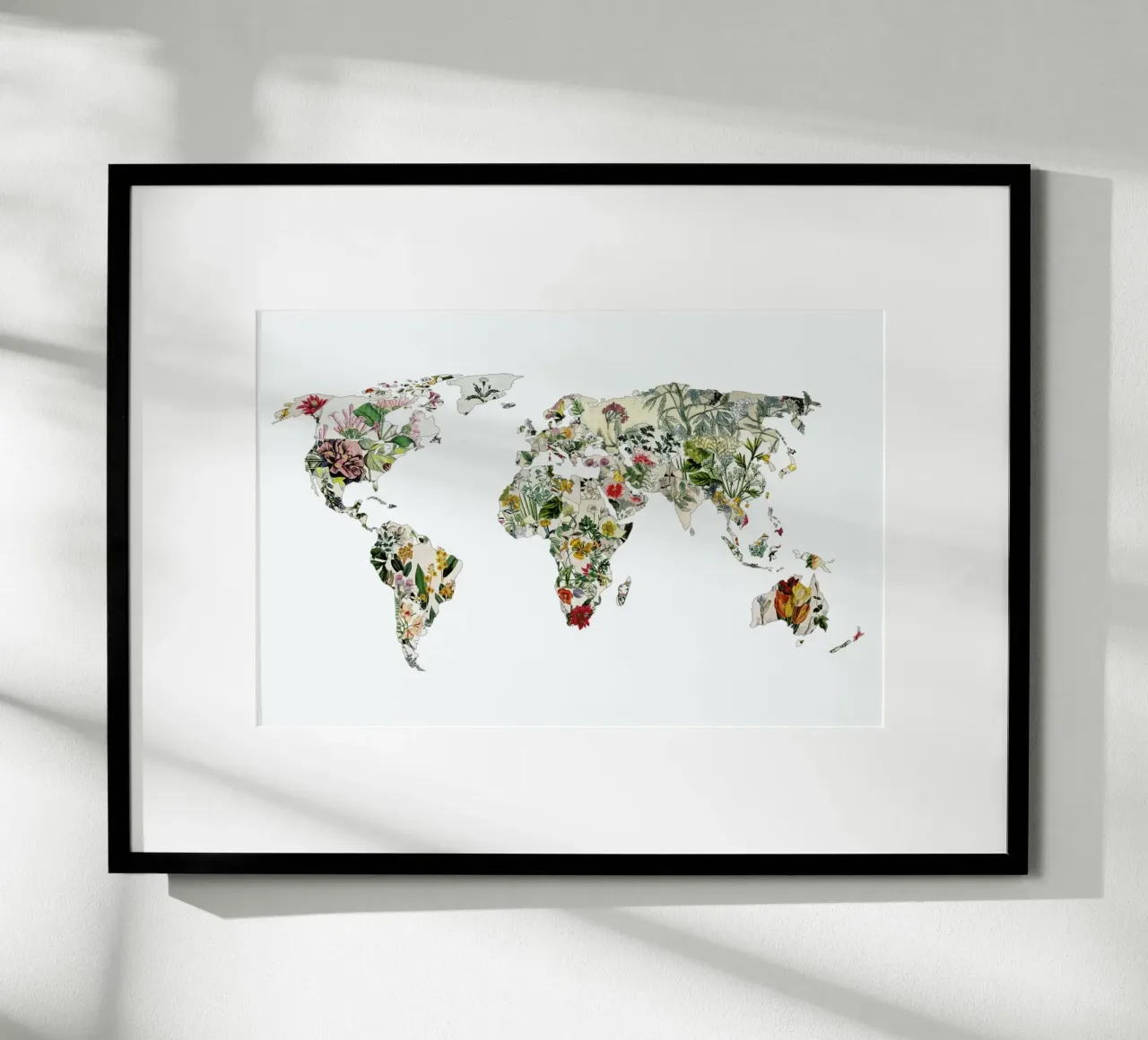 Vintage Botanical World poster con telaio in plastica da Bianca Green