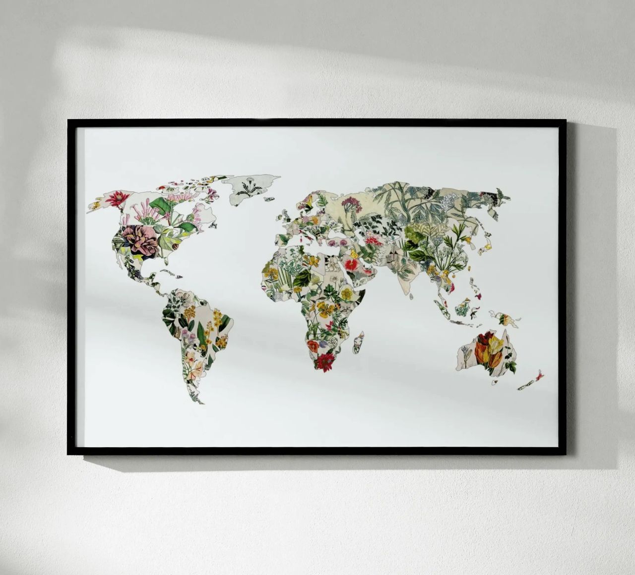 Vintage Botanical World poster by Bianca Green