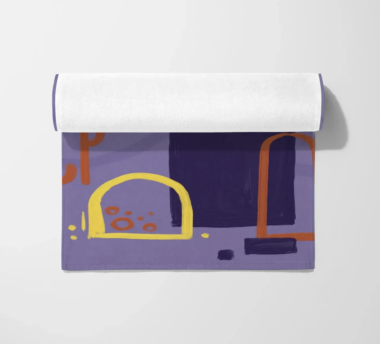Desert Scene telo mare da Johannes Lott Illustration