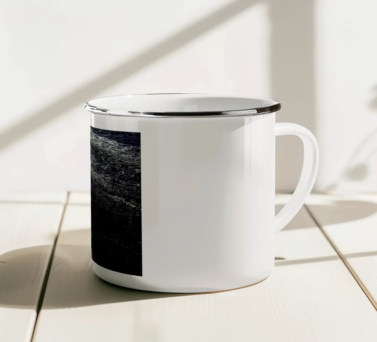 Seaside #5 enamel mug by Tal Paz-Fridman