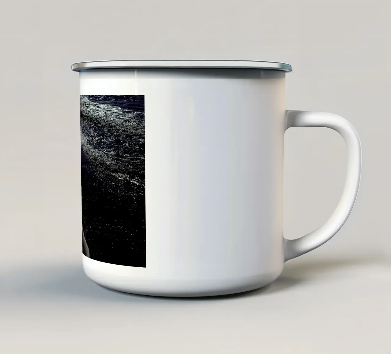 Seaside #5 enamel mug by Tal Paz-Fridman