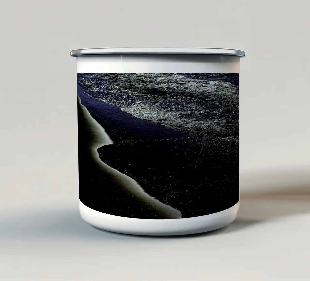 Seaside #5 enamel mug by Tal Paz-Fridman